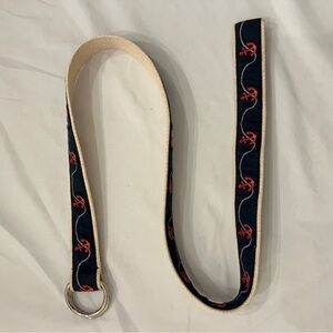 J. Crew Nautical Anchor Belt - Navy and Red